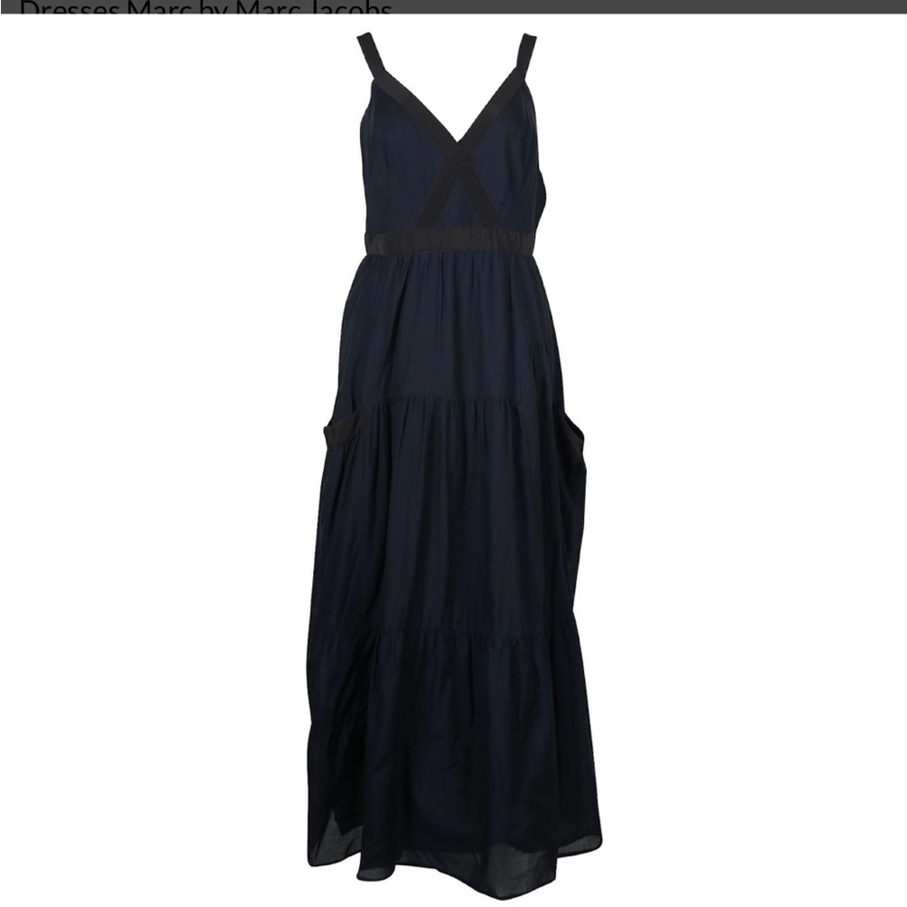 Marc by Marc Jacobs Silk Tiered Rex Maxi Dress - Picture 3 of 5